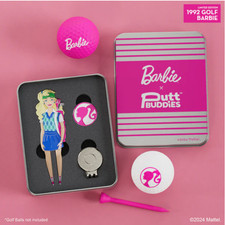 Barbie X Putt Buddies 1992 Golfing Collectible Divot Tool Ball Marker GOLF Set