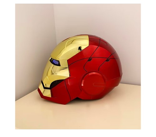 New Version AUTOKING Iron Man Helmet MK5 Voice-control Open-close Light-up Mask