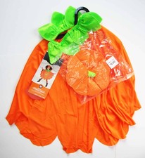 Pumpkin Cape Hat Halloween Costume Toddler Age 2 Hyde Eek NEW Jack-O-Lantern