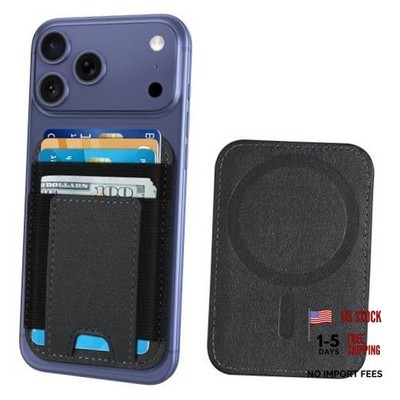 for Magsafe Wallet, 7 Cards Holder, Stronger Magnetic Wallet Black-Upgraded