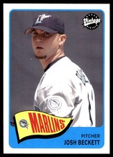 Josh Beckett 2003 Upper Deck Vintage #114 Marlins MLB READ FREE SHIPPING