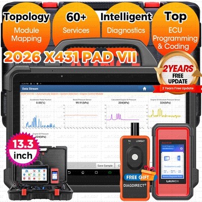 2026 LAUNCH X431 PAD VII ELITE PAD 7 PRO Diagnostic Scan Key Programming Coding