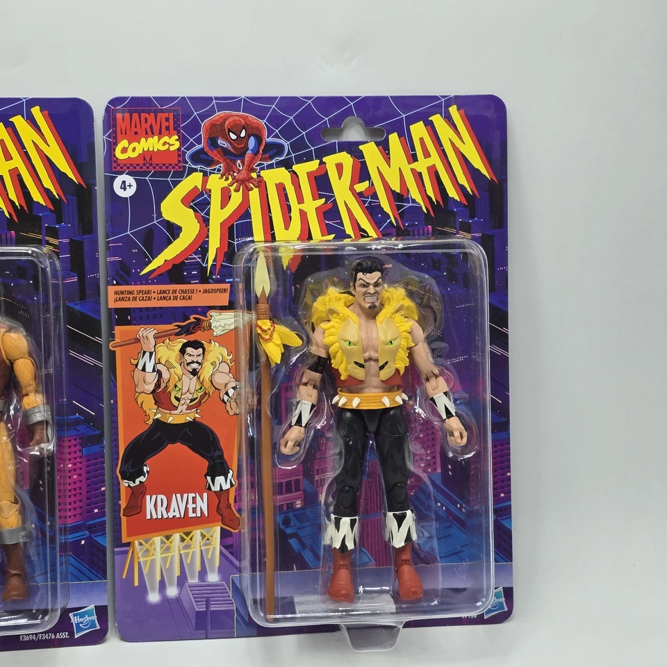 Serie animada Shocker & Kraven Spiderman Marvel Legends nueva en caja Foto 3 de 4