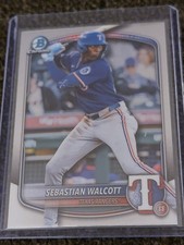Sebastian Walcott Texas Rangers 2025 Bowman Draft Chrome #BDC-169