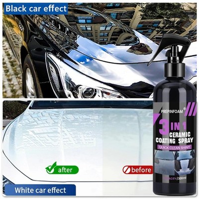 3 in 1 Car Ceramic Nano Coating Liquid Crystal Protection Hydrophobic Layer Poli