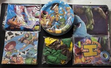 Toy Story Birthday Party Decoration Supplies Plates Balloons Backdrop