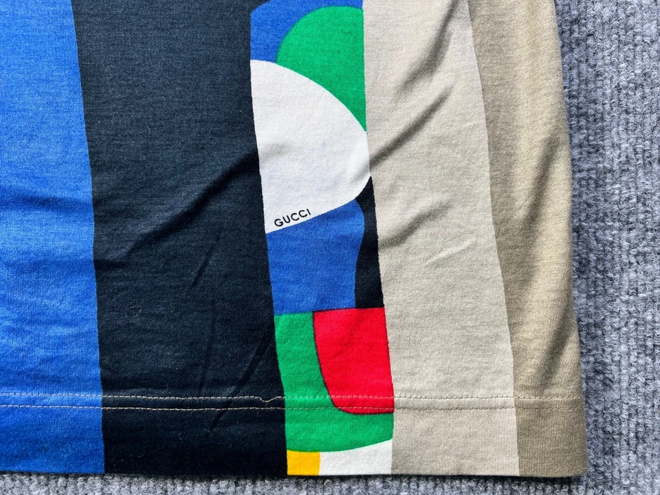 RARO! Auténtica Camisa Top Gucci Mujer Multicolor De Colección Años 80 Talla EU 42 US L Foto 3 de 4