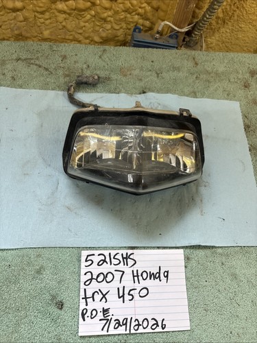 2007 Honda Trx 450 Front Headlight Assembly Oem 521