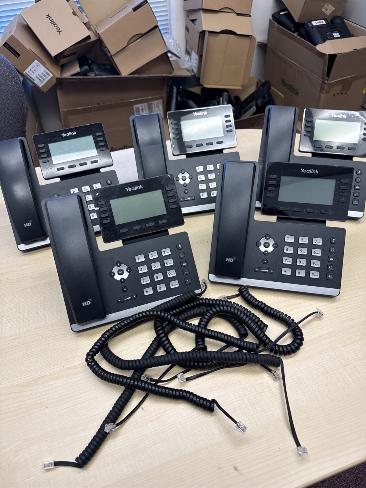 Yealink SIP-T53W 8 Leitungen IP-Telefon - schwarz - MENGE 5