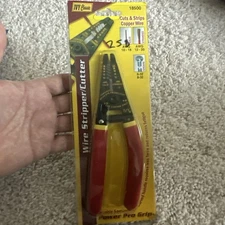 Curved Handle Wire Stripper & Cutter 10-20 AWG,  by IVY Classic 18500