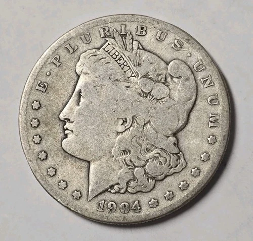 1904-S Morgan Silver Dollar VG