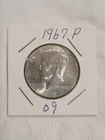 1967 P Kennedy Half Dollar Circulated US Coin 40% Silver