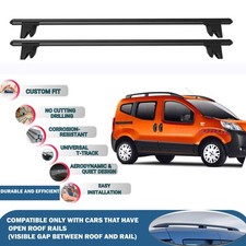 Car Roof Bars Cross Bars for Citroen Nemo 2008-2017  Roof Rack Lockable 2X Black