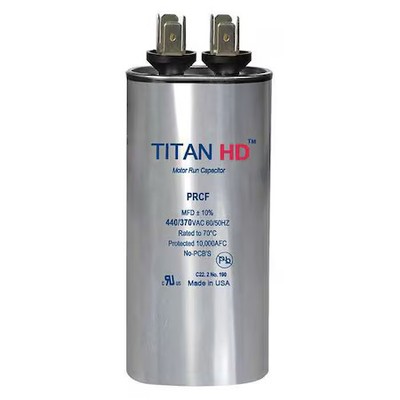 Titan Hd Prcf80a Motor Run Capacitor, 80 Mfd, 440V, Round
