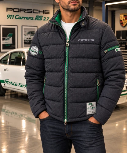 Porsche Driver's Selection 911 Carrera RS 2.7 Packable Puffer Jacket Men's S - product listing photo