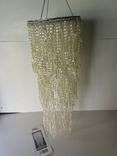 KARE Design HL Schirm Shine Crystal Bead Chandelier Hanging Ceiling Light Lamp