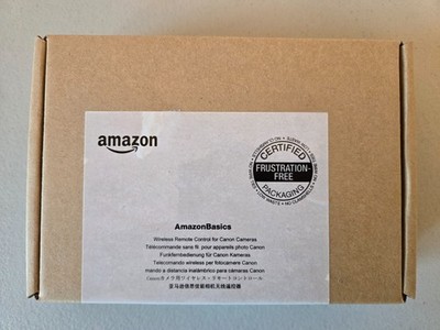 Amazon Basics Wireless Remote Control for Canon Cameras - New in Sealed Box