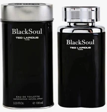 Ted Lapidus Black Soul 3.4 oz / 100 ml Eau De Toilette Cologne For Men NEW