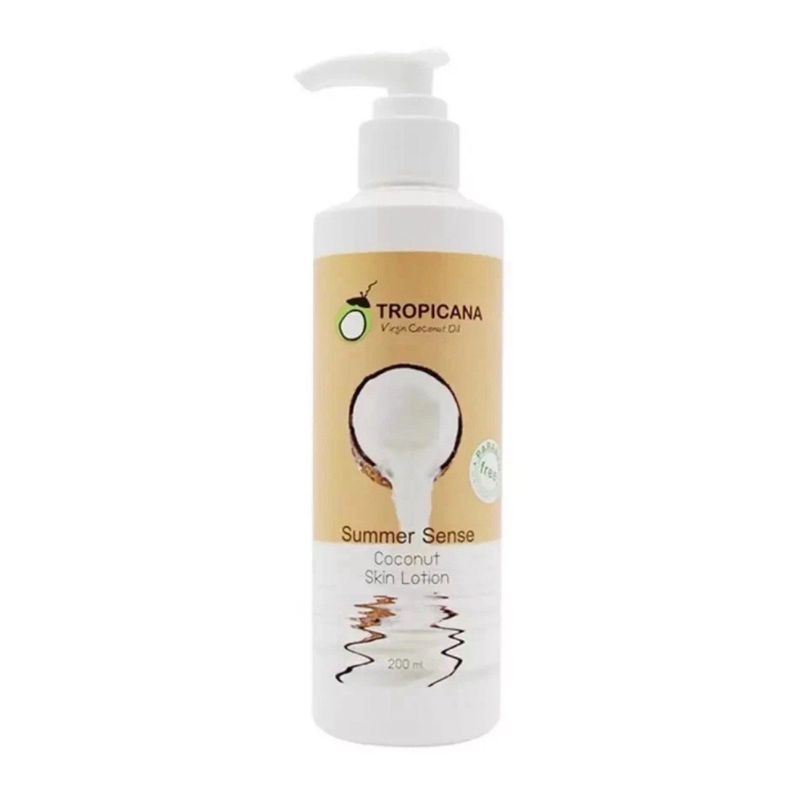 10x Tropicana Coconut Oil Summer Body Lotion 200ml for Hydrated Skin