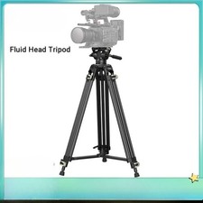 Video Tripod System, 73" Tripod with 360 Degree Fluid Head Quick Release Plate