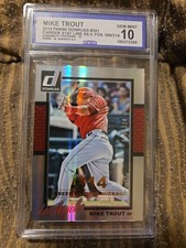 #301 Mike Trout 2014 Panini Donruss - Stat Line Career CGC 10 068/314 POP 1