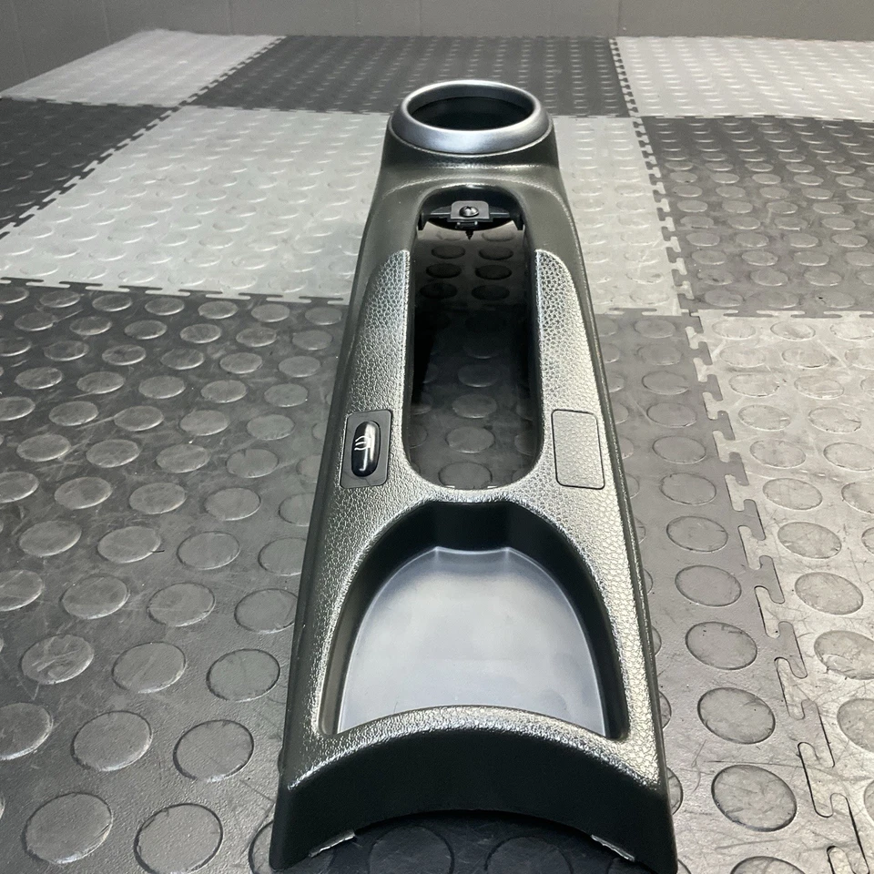 Mini Cooper E 2002-2006 cubierta de freno de mano de estacionamiento bisel panel con portavasos OEM Foto 2 de 4