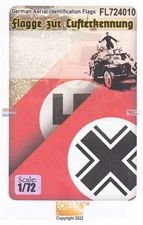 ECH724010 1:72 Echelon WW2 German Aerial Identification / Recognition Flags