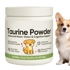 Pure Taurine Powder For Dog Heart, Vision & Daily Wellness – 99.9% Pure Taurine