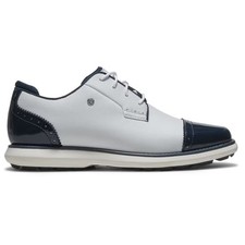 FootJoy Traditions Cap Toe Women's Golf Shoes White/Navy Medium