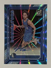Dereck Lively II RC 2023-24 Donruss Dominators Light Blue Laser Auto #d /8