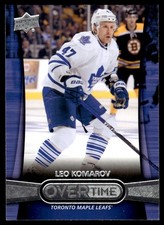 2013-14 Upper Deck Overtime Rookies Leo Komarov Rookie Toronto Maple Leafs #26