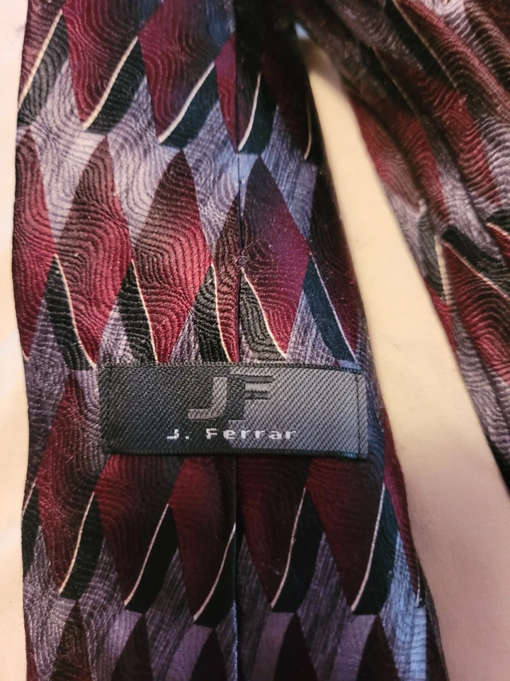 Lot of 3 J. Ferrar All Silk Neckties - Image 4 of 4