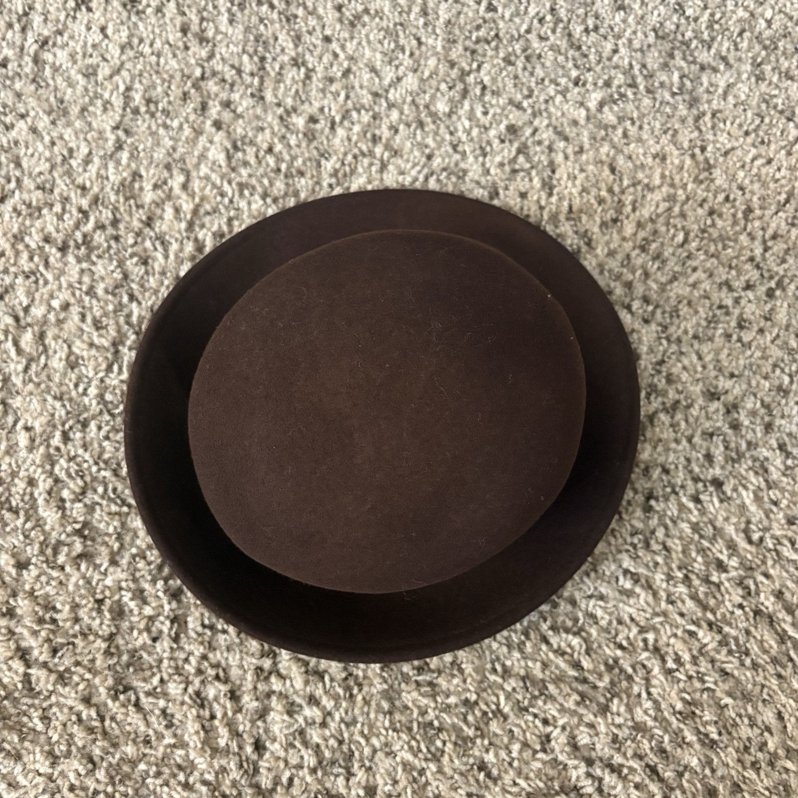 VTG Charter Club Brown Hat 100% Wool One size fits all