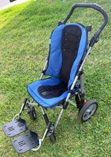 Convaid EZ Rider Blue 16   EZ-16 Folding Wheelchair Special needs EZ16