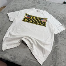 VTG Manny Pacquiao Shirt Mens M White Team Boxing Fighting Pride Philippines Y2K