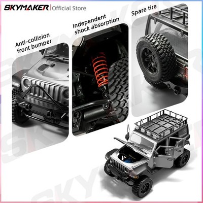 Jeep Wrangler MN128 RC Car Crawler 1:12 Scale, 2.4G 4WD, Off-road