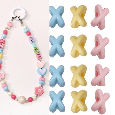 2mm Hole Colorful Acrylic Craft Beads For Handmade Craft Bracelets Jewelry Craft