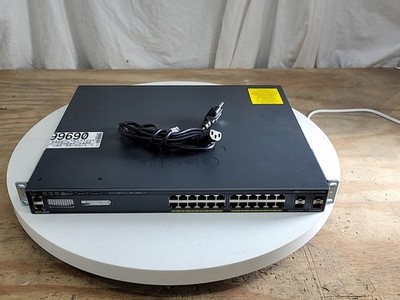 Cisco Catalyst 2960-X Series WS-C2960X-24PS-L V05 Network Switch SEE NOTES