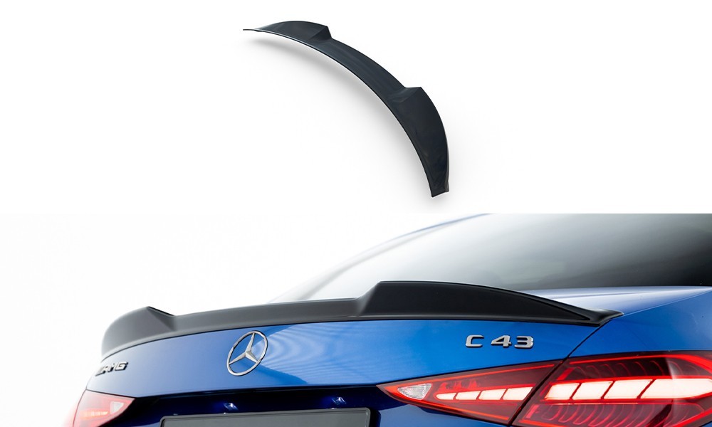 Spoiler Cap 3D Maxton Finition Premium pour Mercedes Classe C W206 AMG