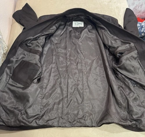REMY 2-Button Leather Sport Coat Size: 42 MRSP: $1695 Made in USA image 6