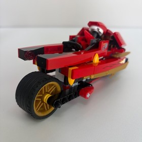 Lego Kai's Blade Cycle 9441 Ninjago 100% Complete Set Rise of the Snakes Kai Zx
