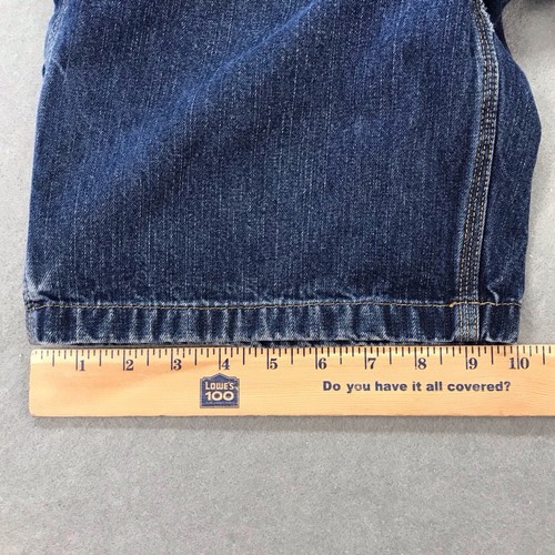 Vintage Polo Jeans Co Ralph Lauren Carpenter Shorts Boys 10 Blue Denim - Picture 7 of 8