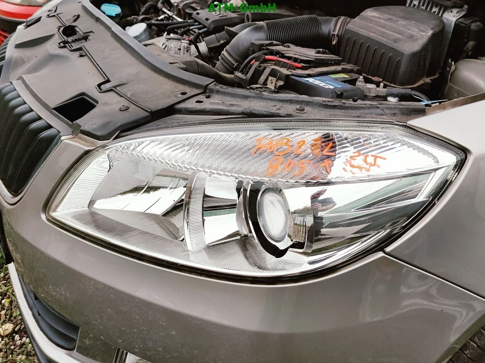 Frontscheinwerfer Scheinwerfer links Skoda Fabia 2 II 542 Fahrerseite - Bild 3 von 4