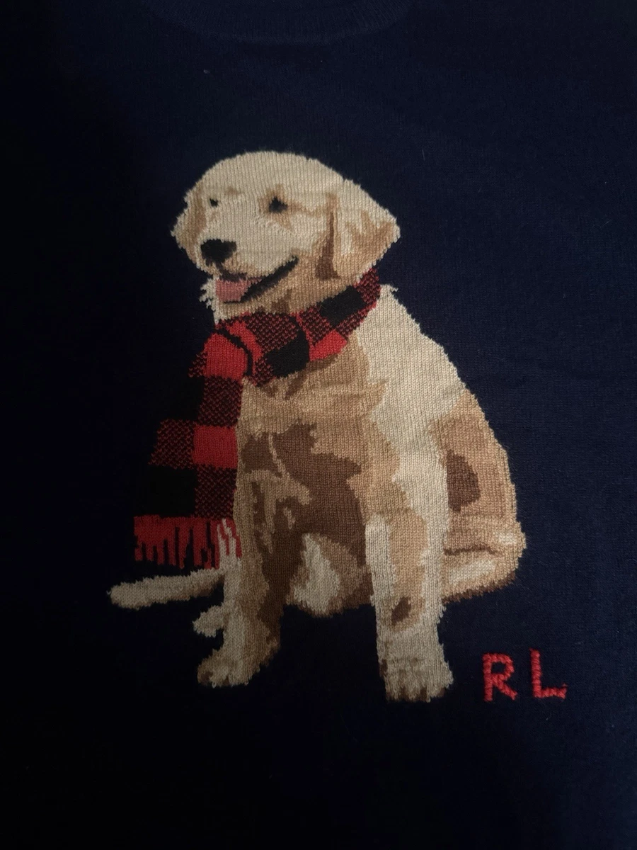 M*x様 90s Polo Ralph Lauren dog hand knit Polo Ralph Lauren Dog In Men's Sweaters for sale | eBay
