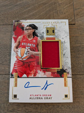2025 Panini Impeccable WNBA Elegance Jersey Autograph Gold Allisha Gray #'d/49