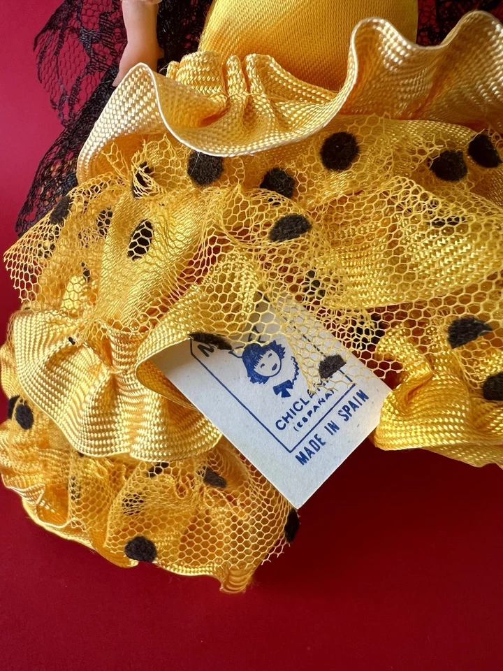3 petites poupées espagnoles vintage Marin Chiclana Andalousie flamenco matador - Photo 4/4