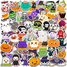 Halloween Vinyl Stickers Waterproof Party Favors for Crafts and Decorations