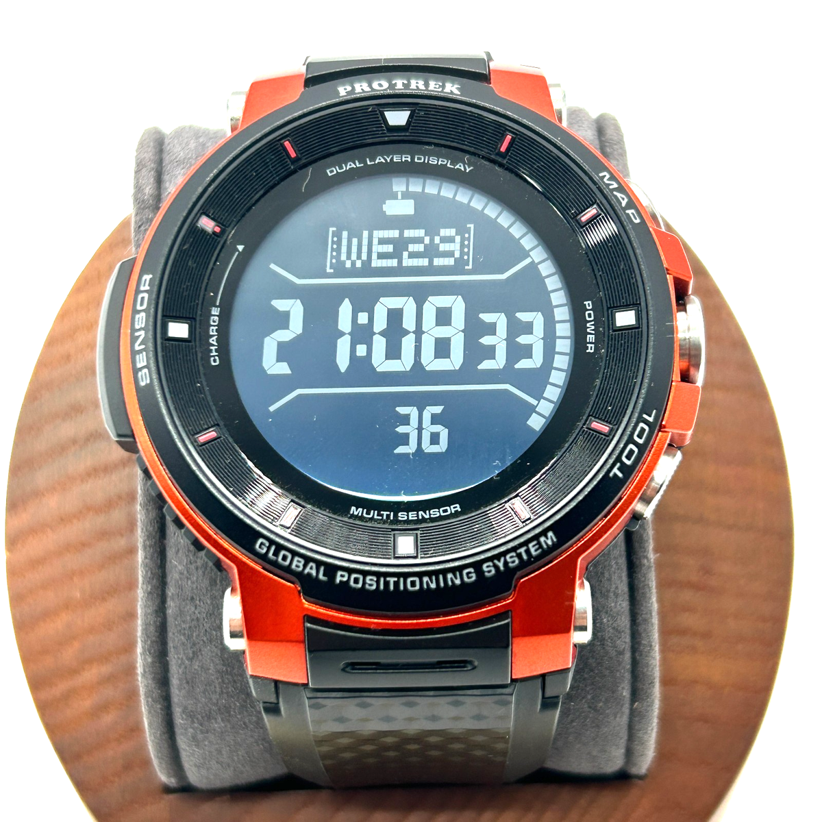 CASIO Pro Trek Smart WSD-F30-RG Orange Men's Watch Japan VeryGood