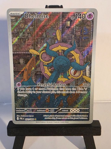 Dhelmise - 091/084 #91/84 (Holo) (NM) ME05: Pitch Black PBL Pokemon
