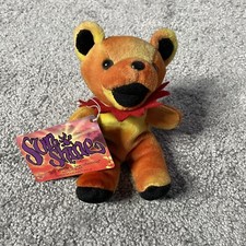 GRATEFUL DEAD Sunshine LIQUID BLUE BEANIE BEAR Jerry Garcia Plush
